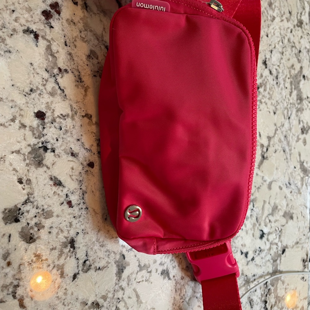 Lululemon Athletica Hot Pink Mesh Bag
